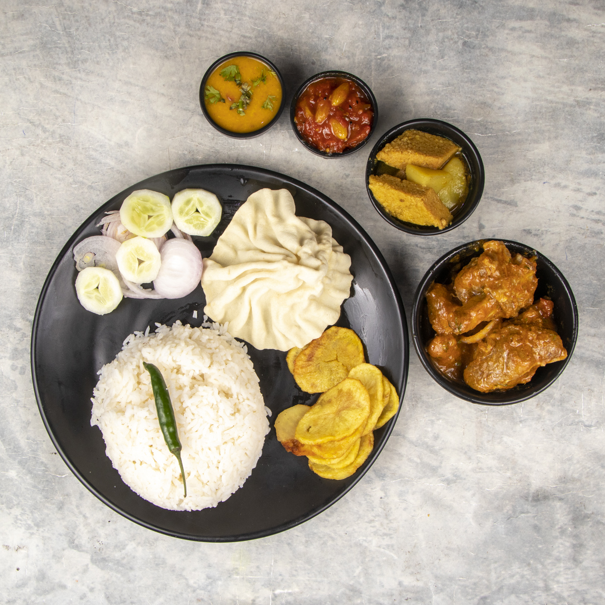 Mutton Thali